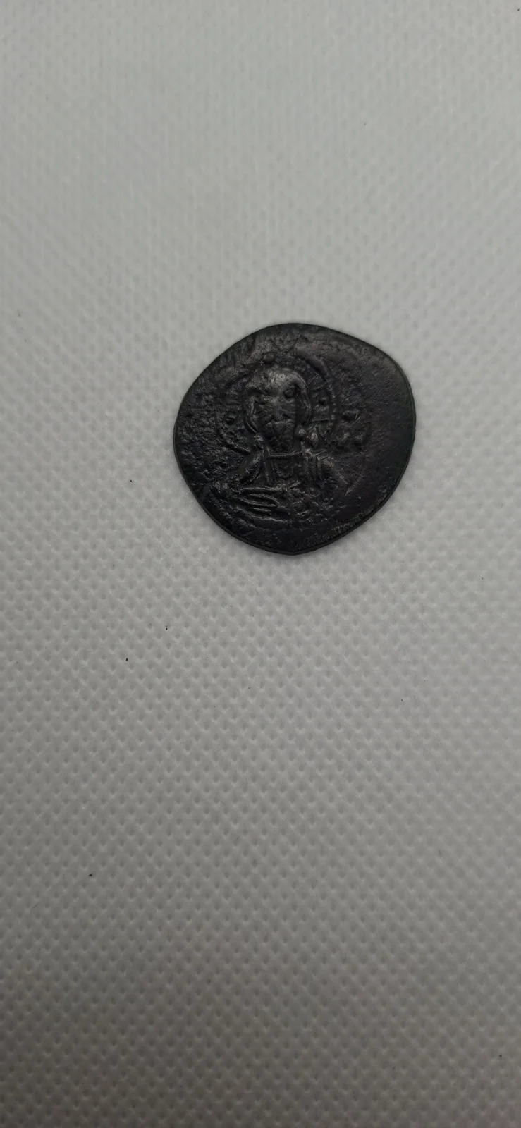 Complementar da moeda TH-N-0010 — Follis anônimo Classe I. Nicéforo III Botaniates. Constantinopla, 1078 a 1081 d.C. Sear 1889