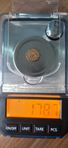 Peso (balança) da moeda TH-N-0012 — Constâncio II. Nummus / maiorina / AE