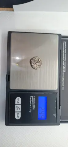 Peso (balança) da moeda TH-N-0020 — Caracala como César. Denário