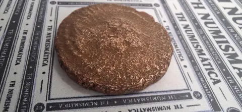 Lateral da moeda TH-N-0091 — Gordiano III. Bronze provincial