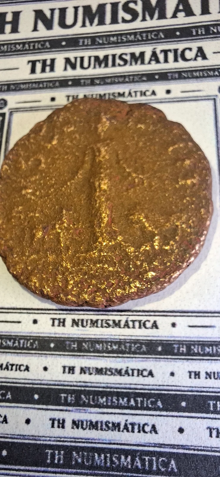 Reverso ampliado da moeda TH-N-0091 — Gordiano III. Bronze provincial
