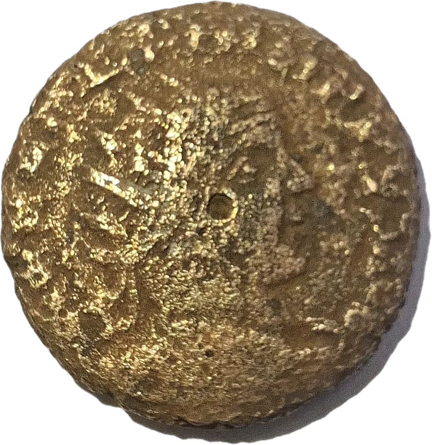 Anverso da moeda TH-N-0096 — Filipe II como César. Bronze provincial