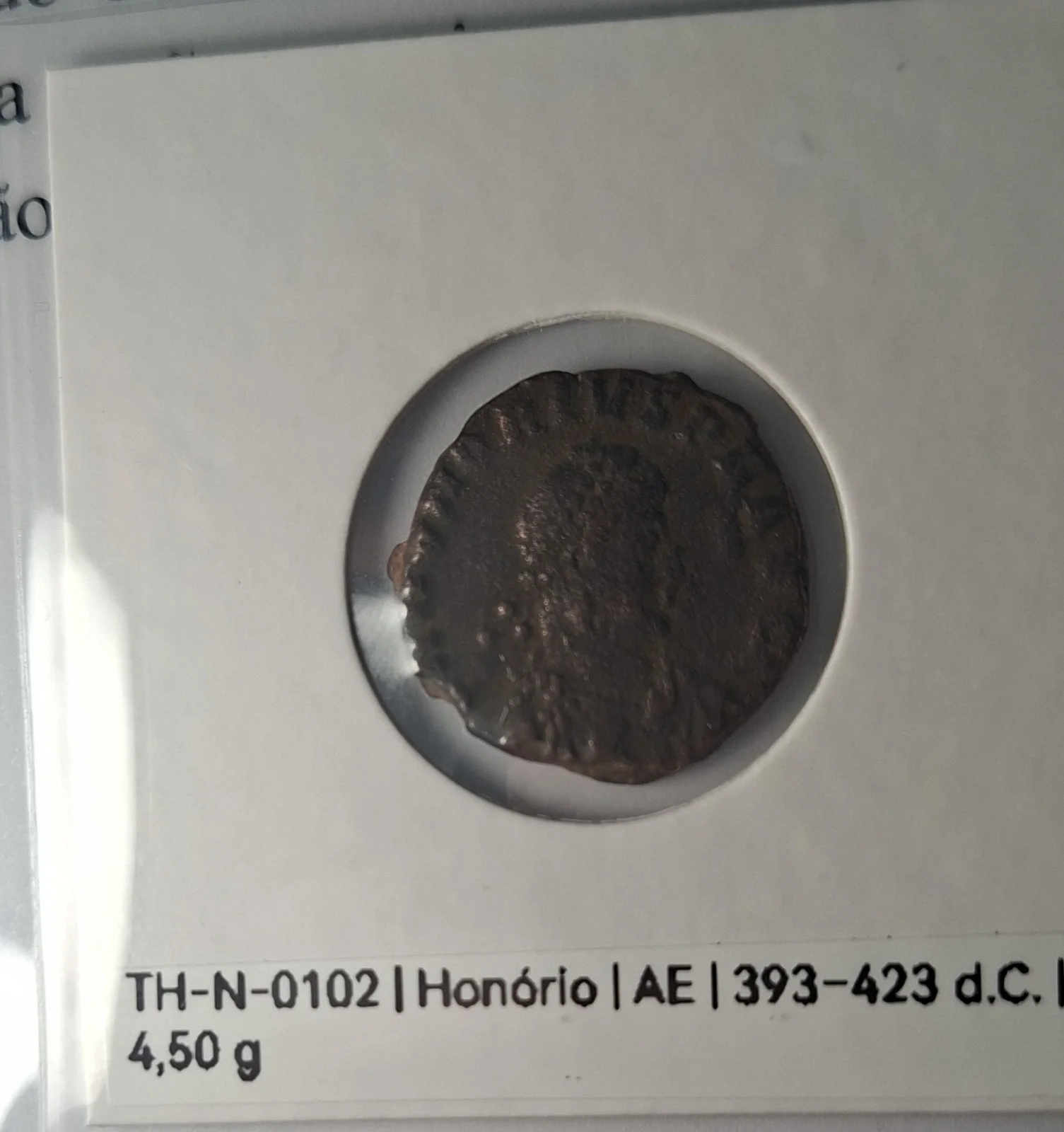 Complementar da moeda TH-N-0102 — Honório