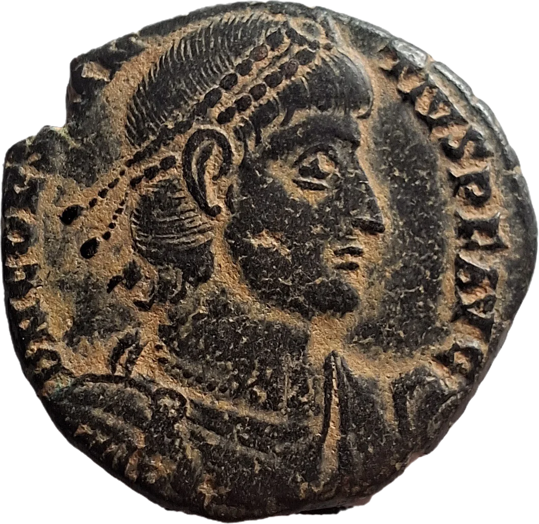 Anverso da moeda TH-N-0108 — Constâncio II. Maiorina