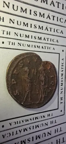 Complementar da moeda TH-N-0179 — Salonino como César. Antoniniano prateado. SPES PVBLICA
