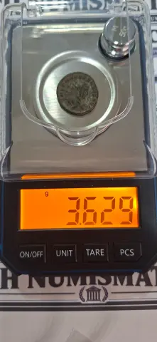 Peso (balança) da moeda TH-N-0225 — Probo. Antoniniano prateado