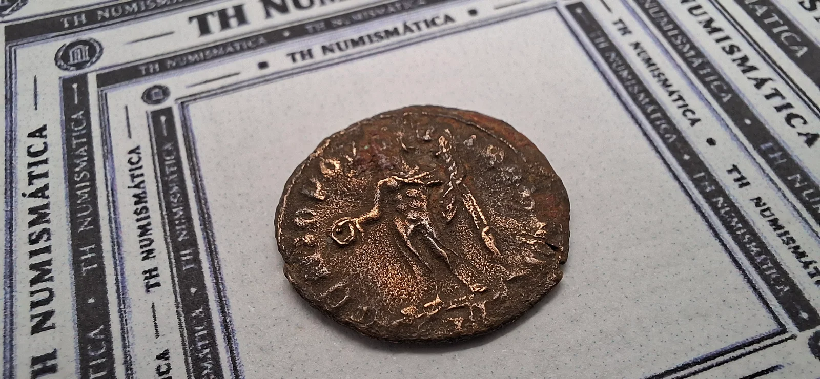 Reverso ampliado da moeda TH-N-0226 — Constâncio I. 1/4 follis