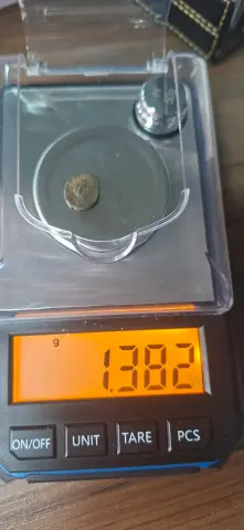 Peso (balança) da moeda TH-N-0227 — Teodósio II