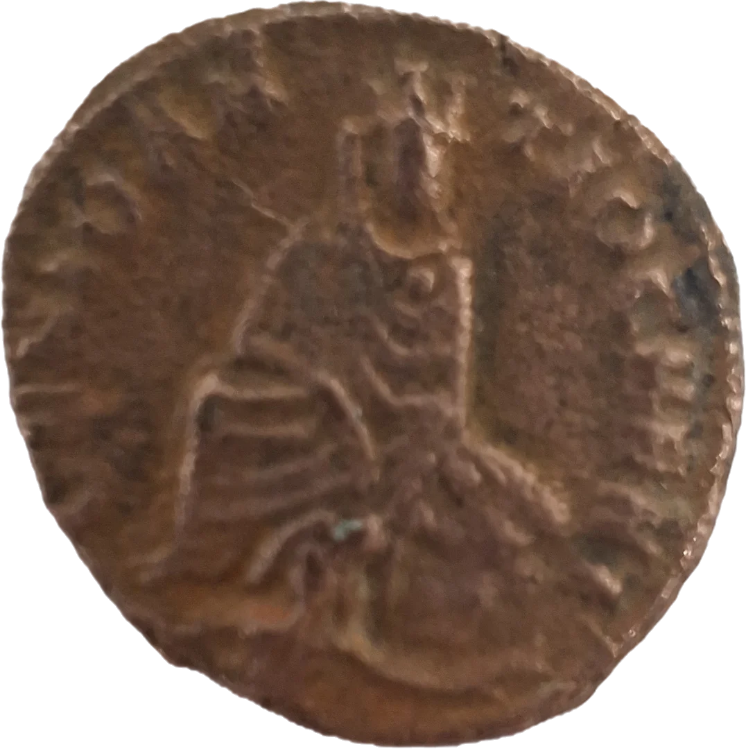 Anverso da moeda TH-N-0228 — Maximino II. Fração AE, emissão de perseguição