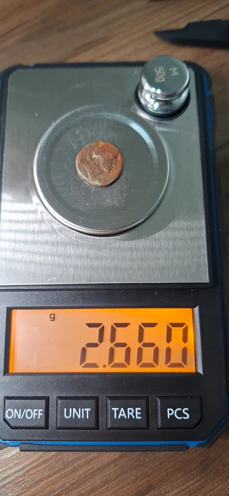 Peso (balança) da moeda TH-N-0240 — Antioquia, Seleucis e Pieria. Emissão pseudoautônoma. AE15. Lira