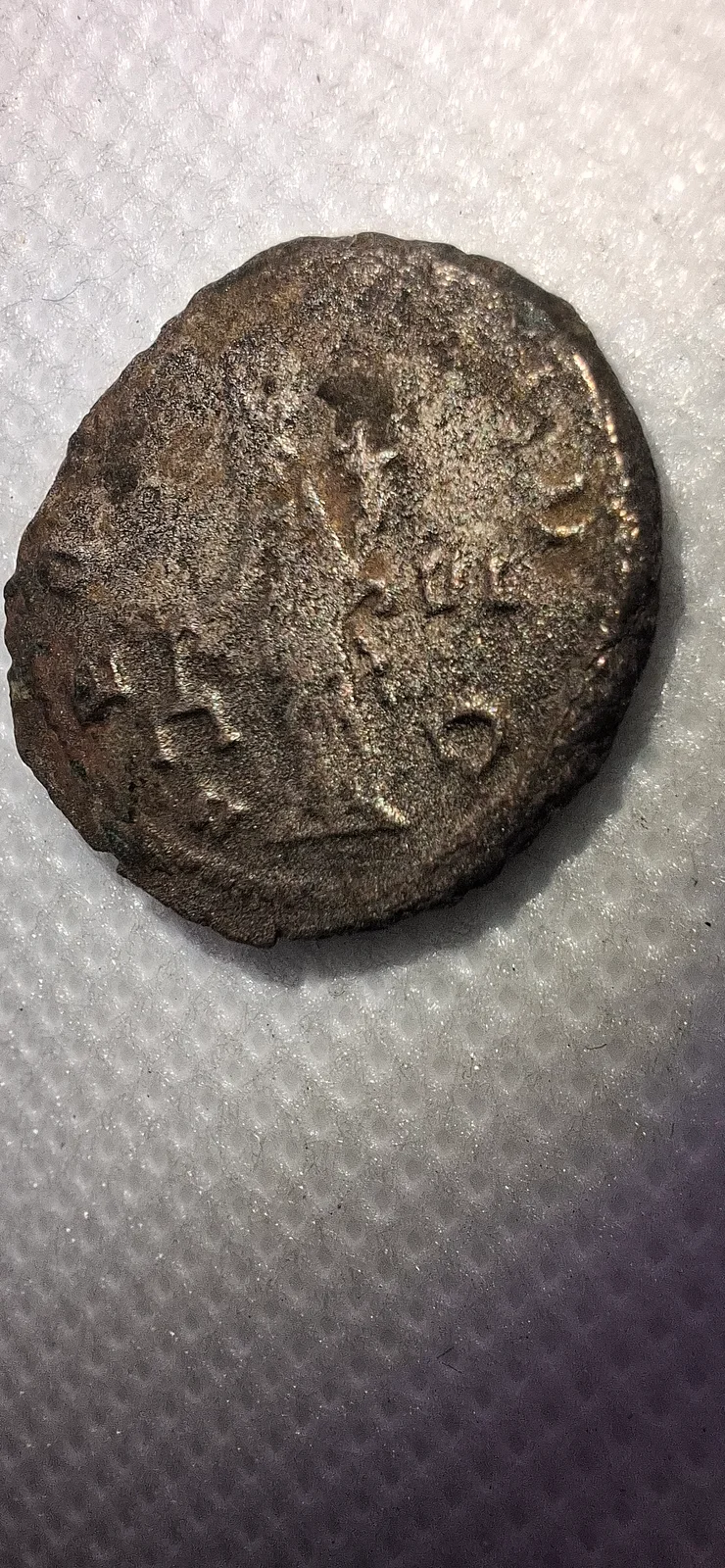Complementar da moeda TH-N-0244 — Galieno. Antoniniano de bilão. AEQVITAS AVG. Aequitas com balança e cornucópia