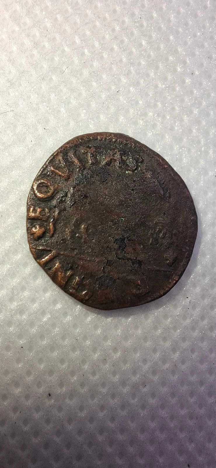 Reverso da moeda TH-N-0245 — Ferdinando I de Aragão. 1 cavallo AE. Cavalo
