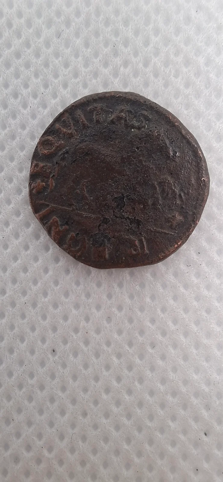 Reverso ampliado da moeda TH-N-0245 — Ferdinando I de Aragão. 1 cavallo AE. Cavalo