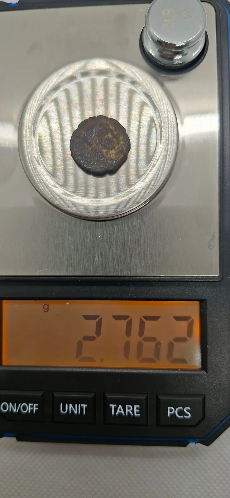 Peso (balança) da moeda TH-N-0264 — Caracala. AE17 provincial