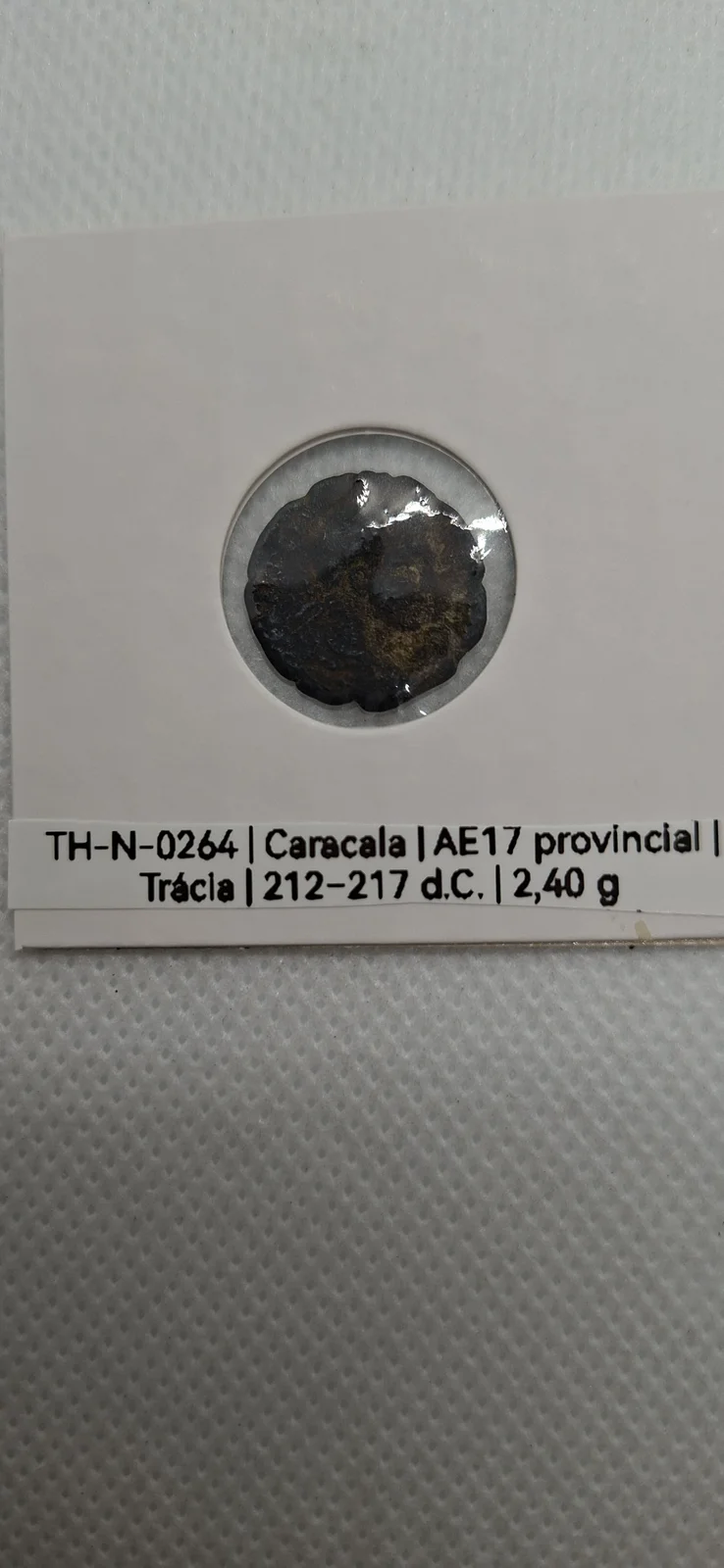 Complementar da moeda TH-N-0264 — Caracala. AE17 provincial