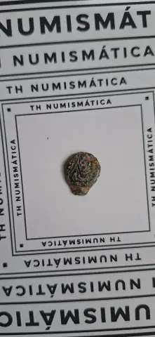 Anverso ampliado da moeda TH-N-0463 — Reino Ptolomaico, moeda AE não identificada. AE